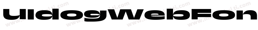 UIdogWebFont Regular字体转换